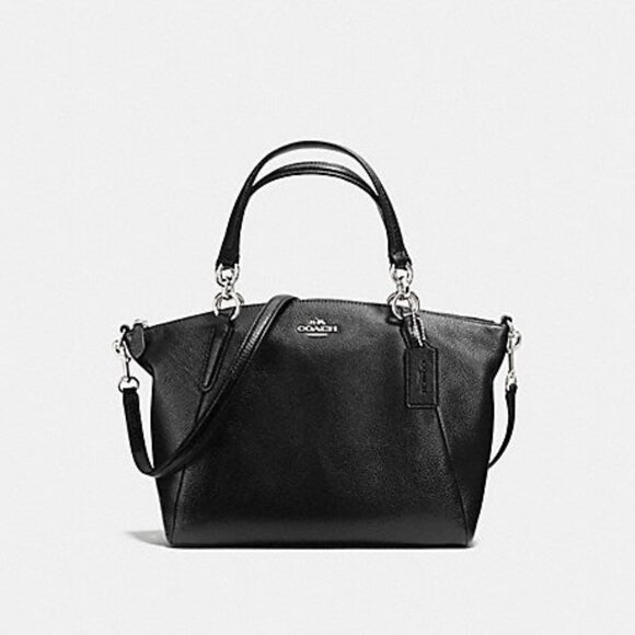 Euc Coach Kelsey Y2K Black Leather Shoulder Bag Purse - Picture 1 of 13